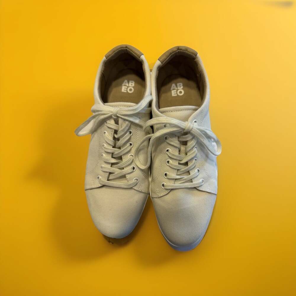 ABEO Encore Lace Womens Canvas Shoe Size 9.5 Color Off White
